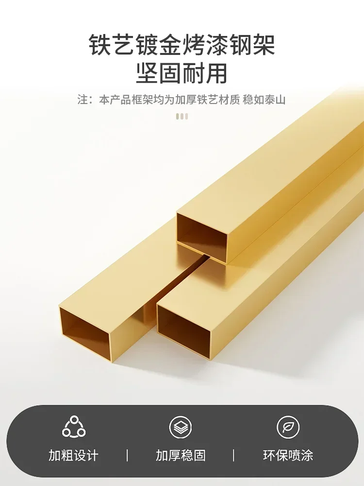 Простой современный диван из кованого железа для отдыха магазин одежды зона