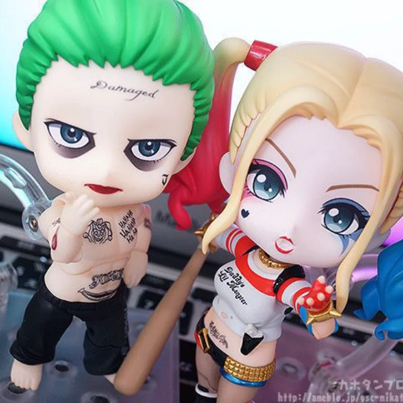 

10CMSuicide Squad joker 671# Clown 672# Harley Quinn Nendoroid Q version movable