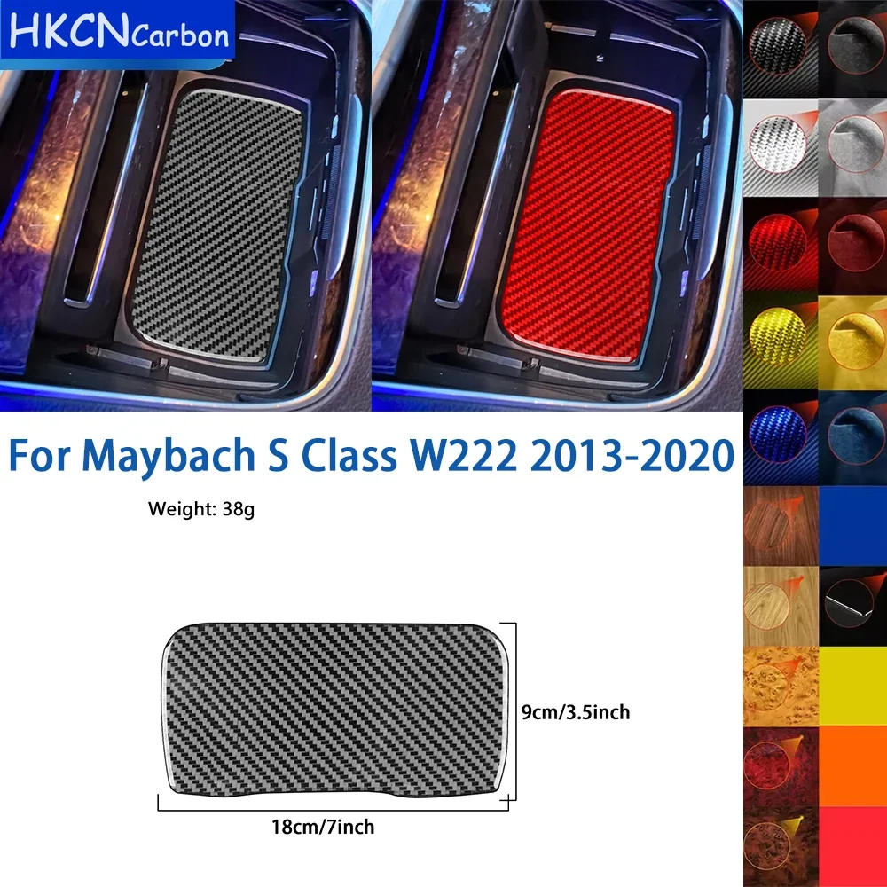 Для Maybach S Class W222 2013-2020 углеродное волокно центральное управление чашка для воды