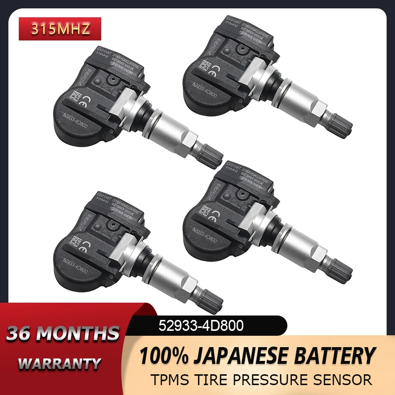 TPMS Датчик для Hyundai Santafe Veracruz KIA Sedona датчик давления в шинах 315 МГц 52933-4D800 529334D800 529334D200 529334D000