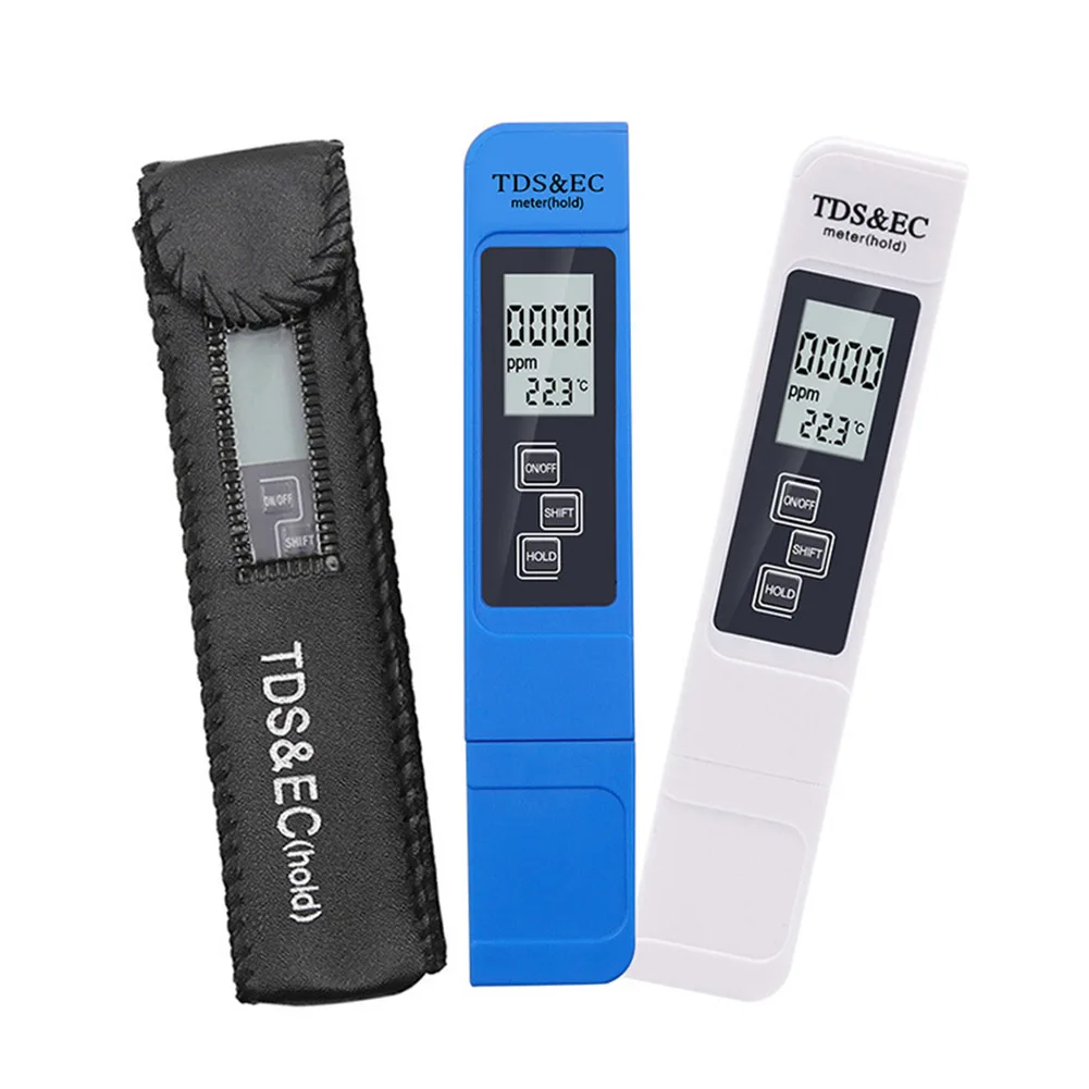 

Water TDS Meter Pen EC Conductivity Tester Portable Water Quality Monitor for Drinking Water Fertilizer Concentration