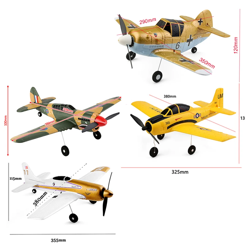 Newest WLtoys XK A500 A250 A260 A220 A210 RC Plane 4CH 6G/3D Modle 6-Axis Stability Fighter Remote Control Airplane RC Aircraft enlarge