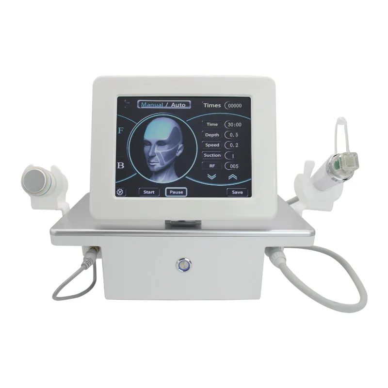 

2023 Hot Sale 2-in-1 Fractional RF Microneedle Machine Stretch Mark Scar Acne Remove Face Lifting Tighten Facial Enhancement