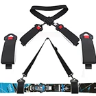 Ремешок для сноуборда регулируемый ремешок для переноски лыжных столбов плечевой ремень для переноски снега для спорта на открытом воздухе