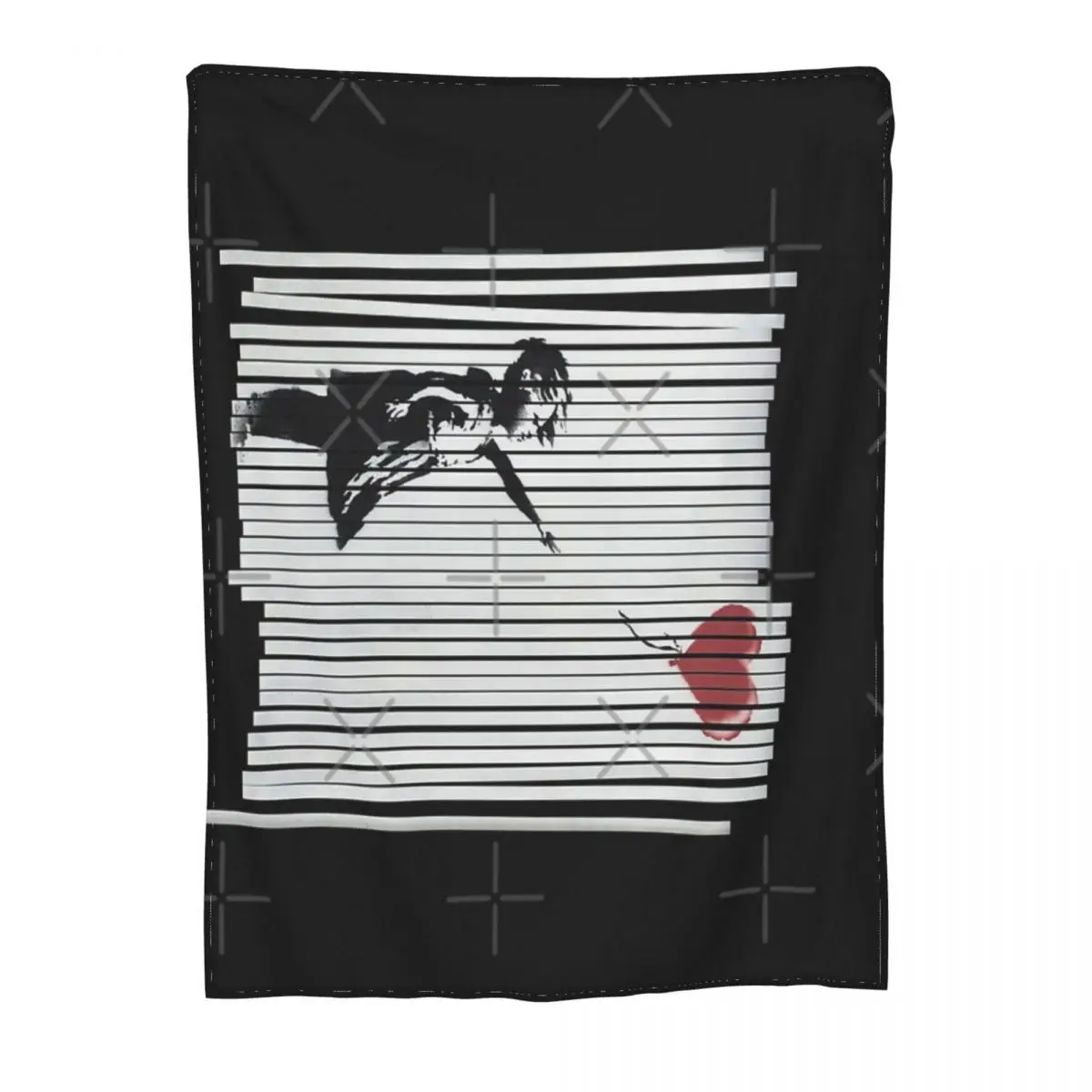 Эй я зафиксировал это Бэнкси измельченный воздушный шар одеяло украшение для