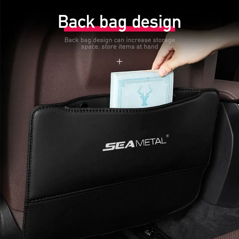 Из искусственной кожи Противоударная накладка на заднее сиденье автомобиля