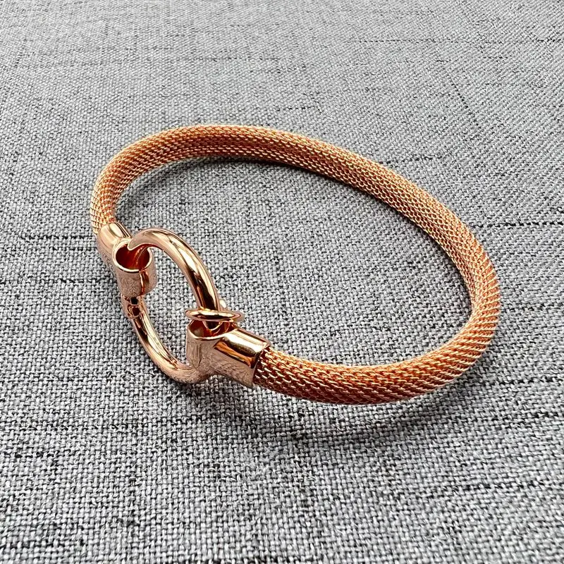 

Женский браслет, ювелирное изделие с испанским медведем, подарок из серебра 925 пробы, бесплатная доставка, розовое золото, высококачественн...