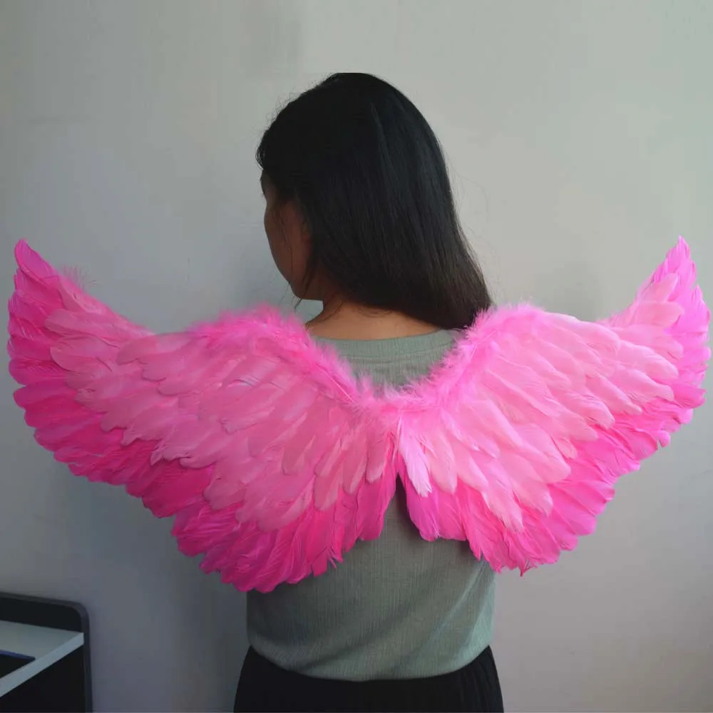 

Adult Child Angel Feather Wings Props Show Fairy Costume Party Kids Home Decoration Gift Cosplay Birthday Wedding Baby Shower