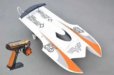 

High Speed E22 Fiber Glass White Electric Racing RC Boat W/ Motor Servo ESC Battery Toucan Toys for Adults Gift THZH0021-SMT8