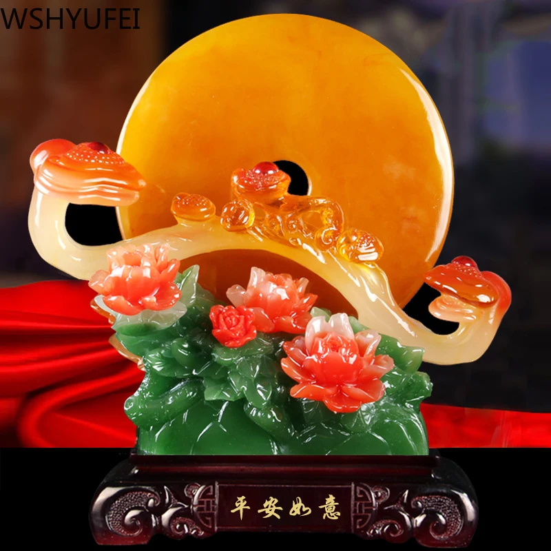 

NEW RUYI SAFE BUCKLE DECORATION AUSPICIOUS GIFTS LIVING ROOM STUDY OFFICE DESKTOP DECORATION DECORATIONS OPENING CHRISTMAS GIFTS