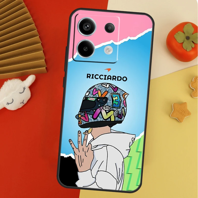 Чехол F1 Daniel Ricciardo 3 для Xiaomi Redmi 14C 13C 10C 12C Redmi Note 14 13 Pro 12 11 9 10 9S 10S 11S 12S Cover (art.: 3920cd3a81755) - 3920cd3a81755