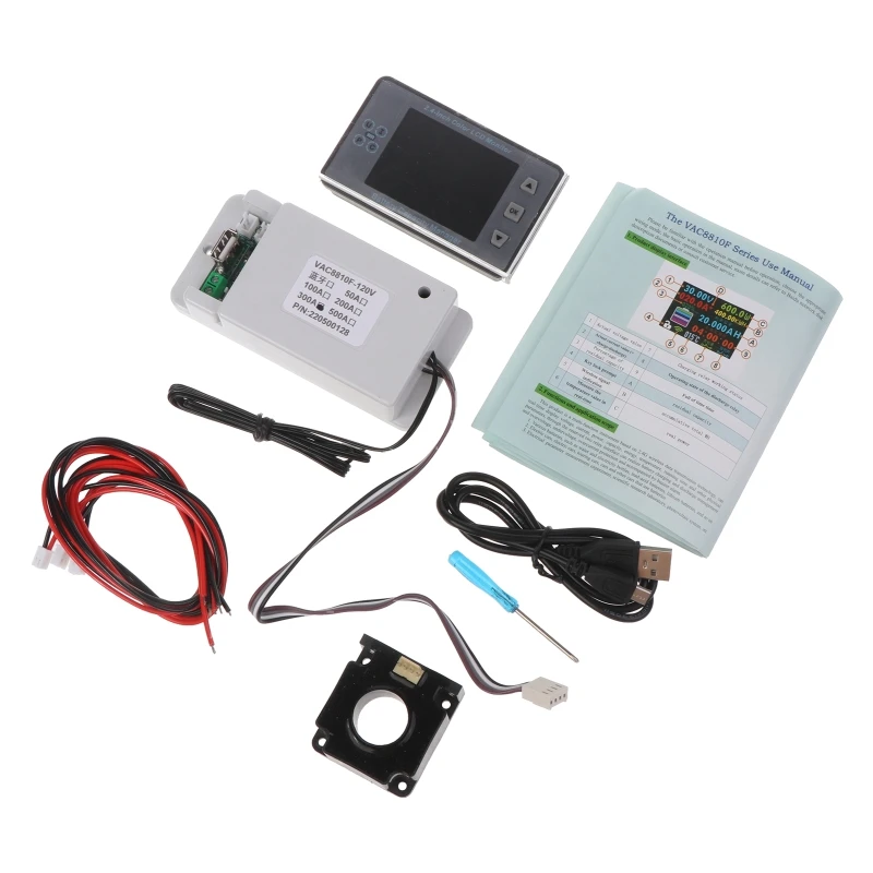 

Wireless Battery Capacity Manager Voltmeter Ammeter BT Coulometer Temp/Capacity