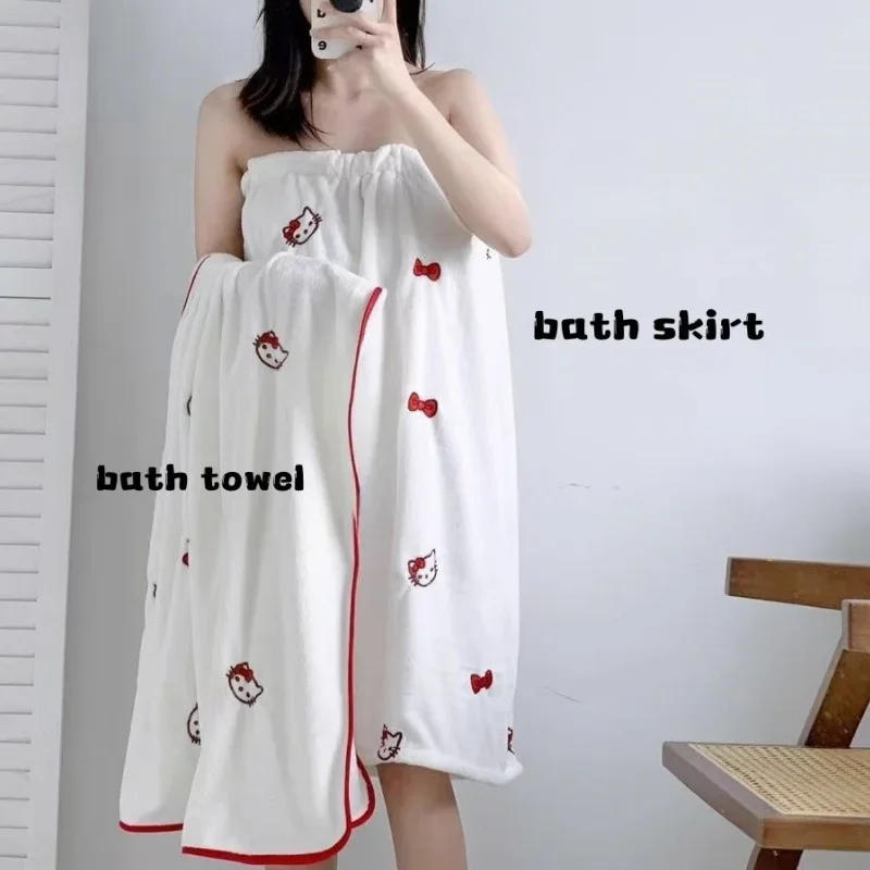Sanrio Hello Kitty комплект из трех предметов милое плюшевое банное полотенце с героями