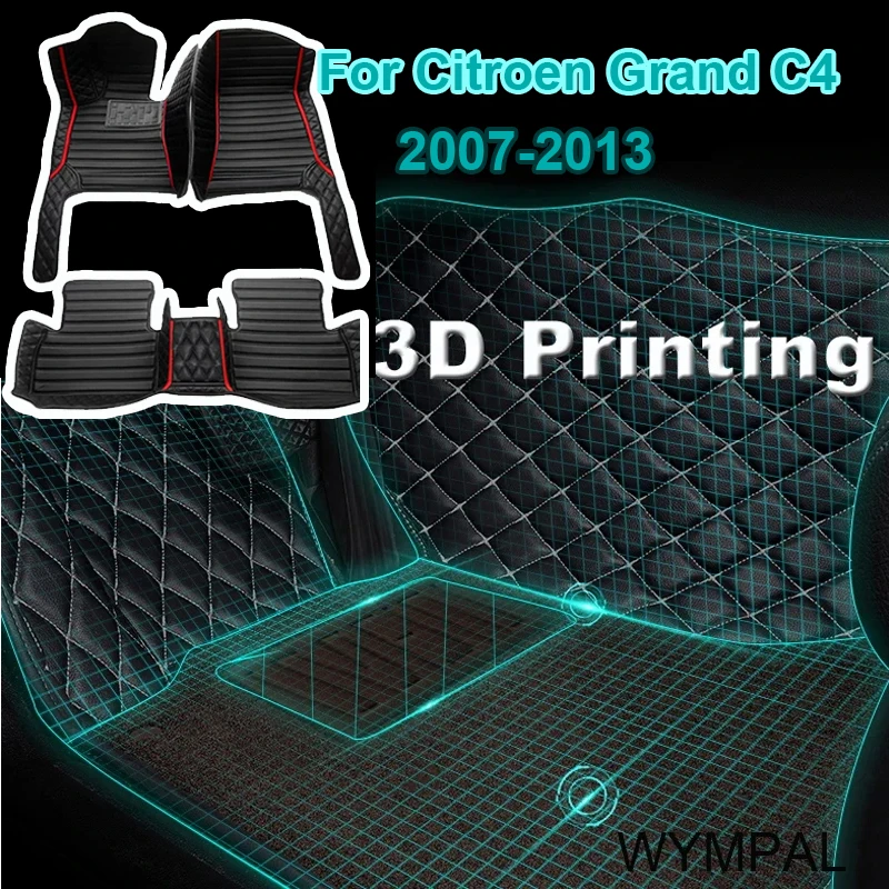 Автомобильные коврики для Citroen Grand C4 Picasso SpaceTourer 5 мест 2007 ~ 2013 прочный коврик