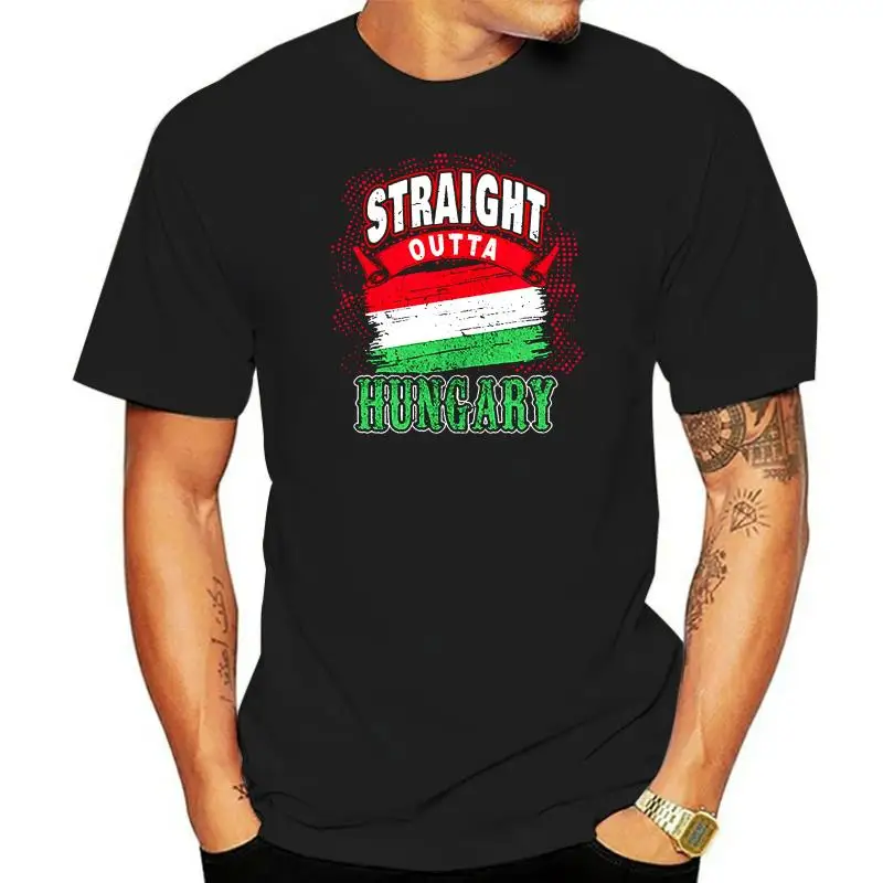 Men's Hungary Budapest Hungarian flag gift idea Home t shirt create cotton Euro Size S-3xl Costume Loose New Fashion
