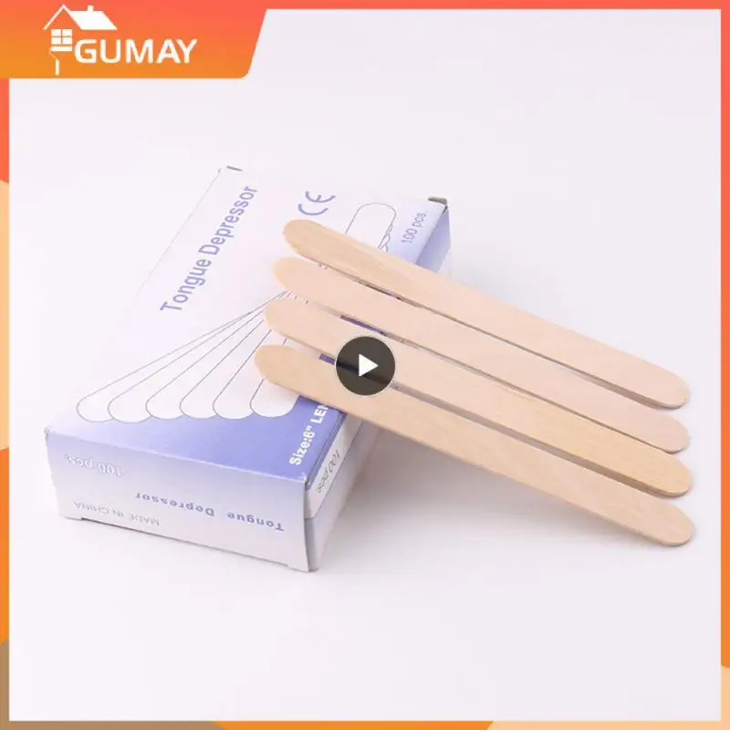 

Eco-friendly Wooden Sticks Non-break Popsicle Stick Multipurpose Wooden Ice Cream Stick Kitchen Tools