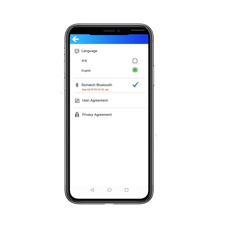 Приложение беспроводного управления Blue Tooth новый автомобильный контроллер