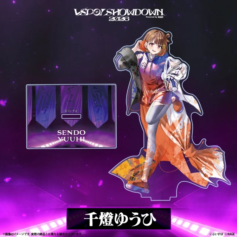 Фото Vspo VTuber SHOWDOWN 2026 Ichinose Uruha Kaga Sumire: Акриловая подставка-фигурка, брелоки, подарки для фанатов, декор для стола №2