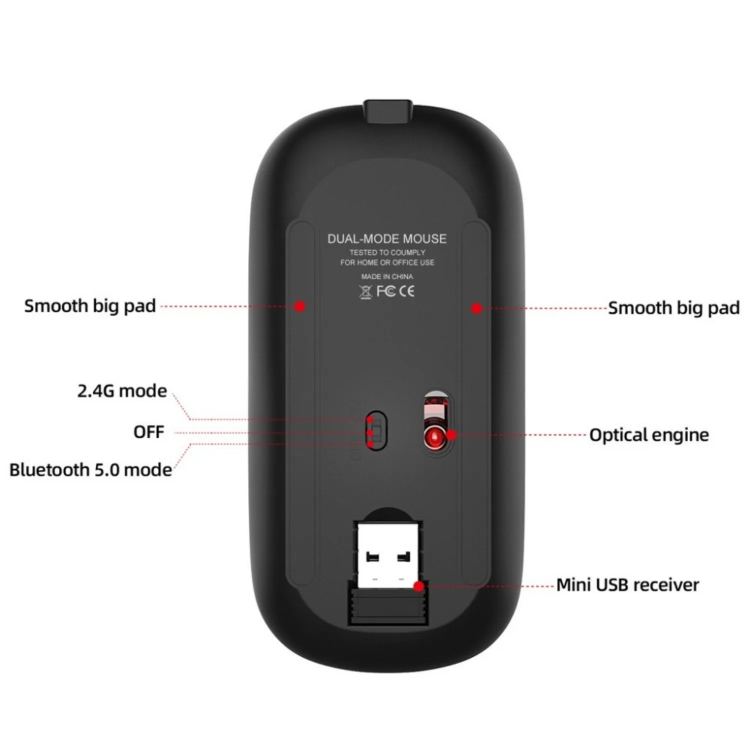 mini wireless mouse bluetooth mause gaming mice silent usb magic ergonomic mouses for pc laptop computer desktop macbook xiaomi free global shipping