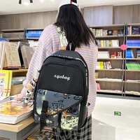 kawaii travel women backpack large capacity fashion female waterproof nylon students teenage girls college shoulder schoolbag
