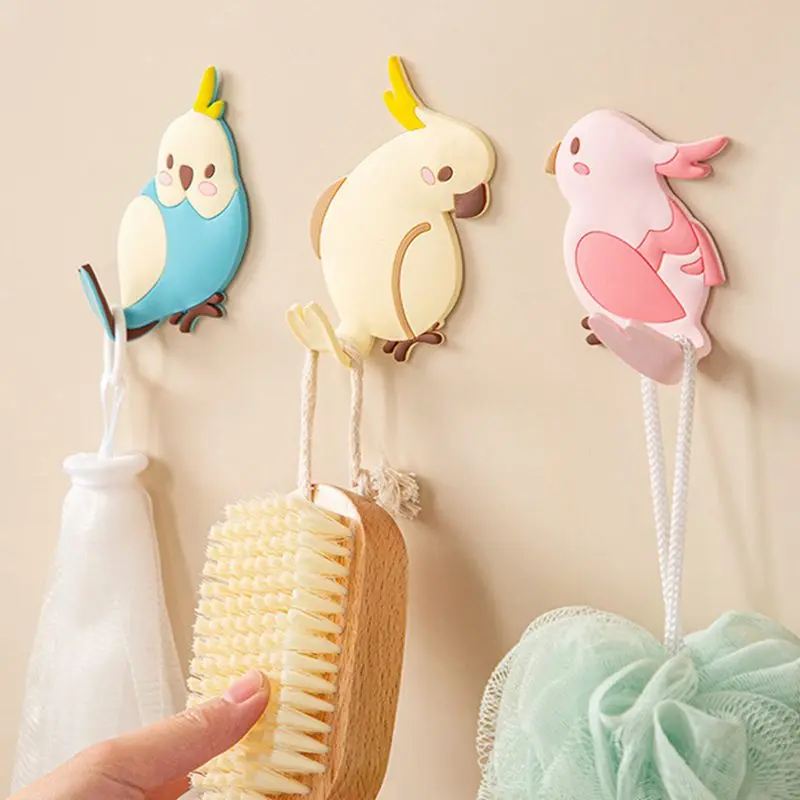 

1 Pack Multifunctional Magnetic Keychain Cartoon Animal Magnetic Hook Refrigerator Decoration Sticker Message Magnetic Keychain