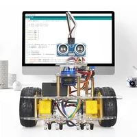 smart robot car kit for arduino uno r3 programming robotic training with line tracking obstacle avoidance sensor complete kit