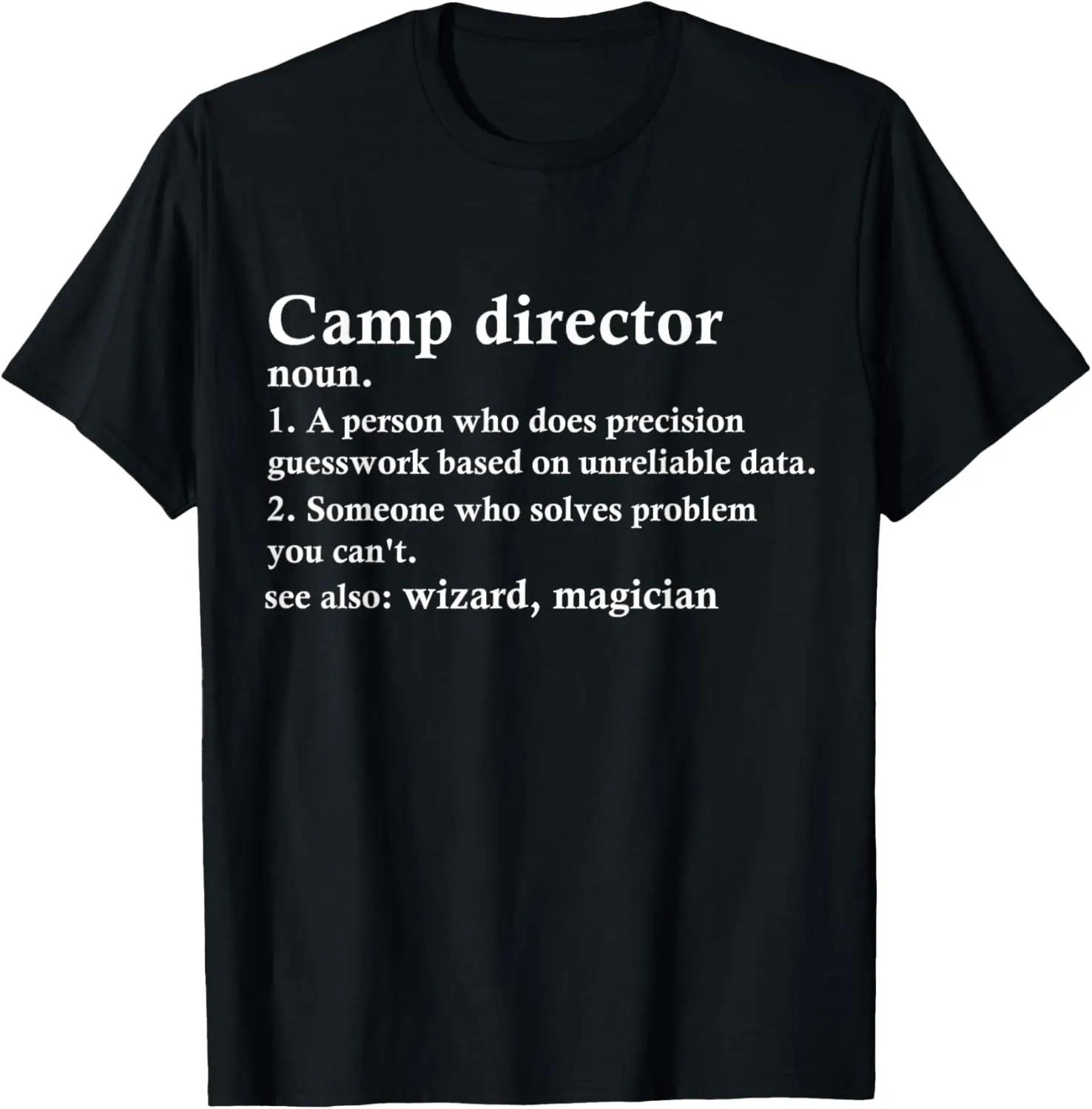 Футболка Camp Director Funny Counselor Manager Definition