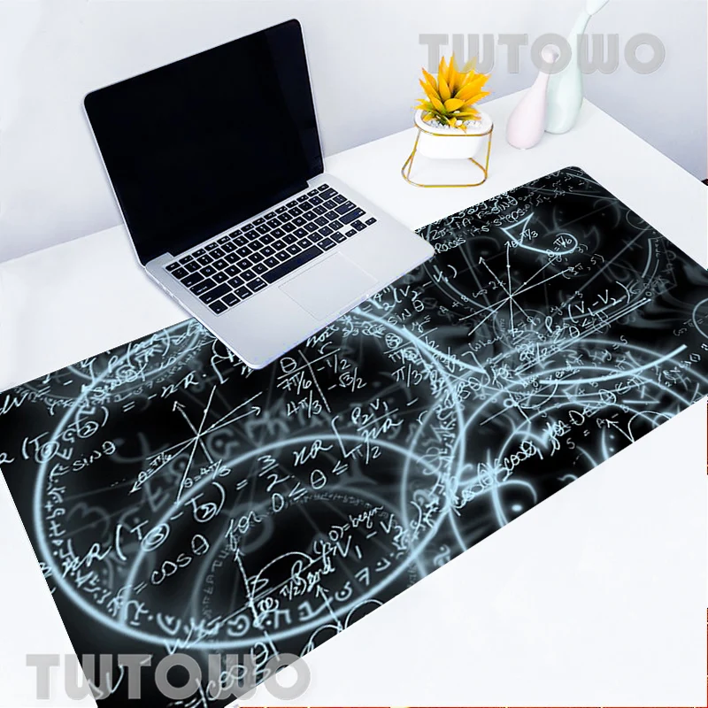

Mathematical Formula Anime Mouse Pad Gamer XXL Custom Large Mouse Mat Desk Mats Office Anti-slip Gamer Soft Laptop Mouse Mat