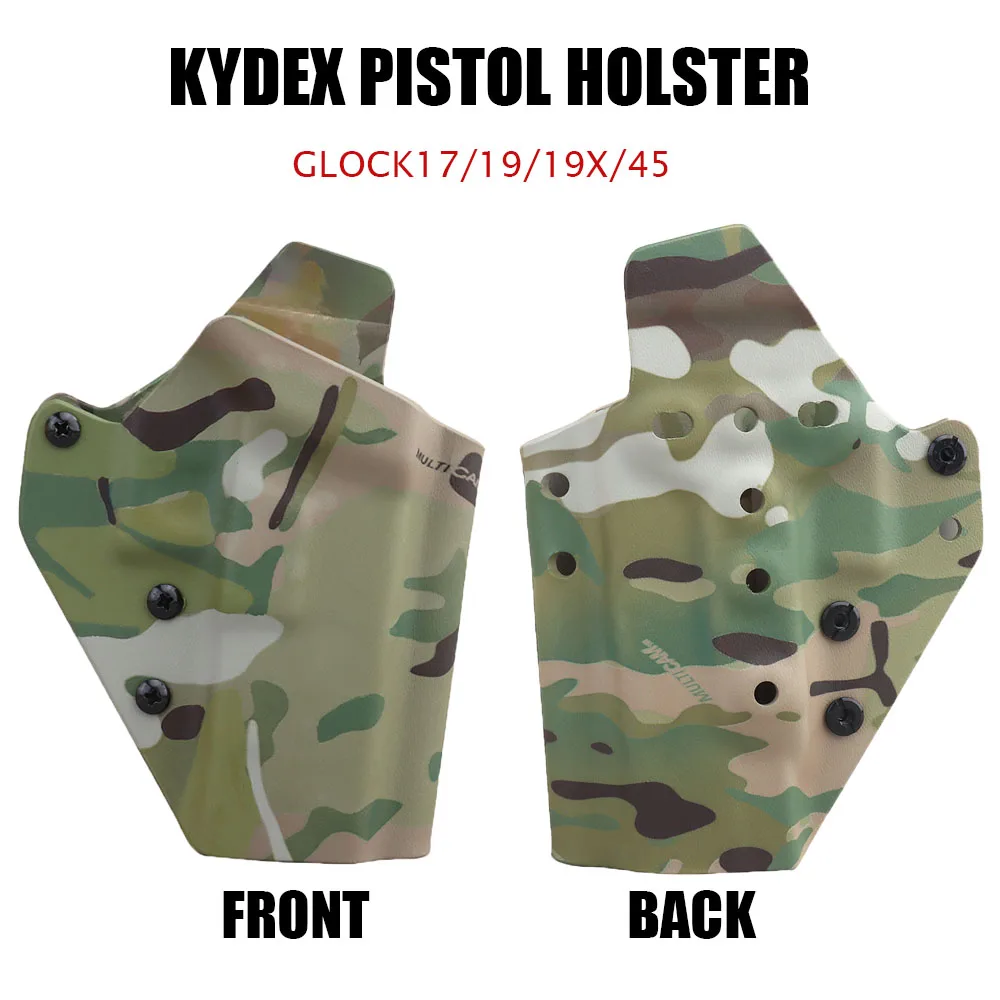 

Tactical Pistol Holster for Glock 17/19/19x/45 Right Hand Gun Holster Belt Carrying Platform KYDEX Holster Airsoft Accessories