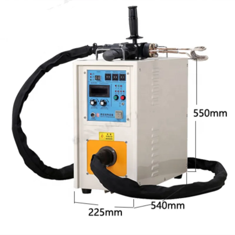 

15KVA High Frequency Induction Heating Brazing Machine with 3-8meters moveable portable induction head/welder