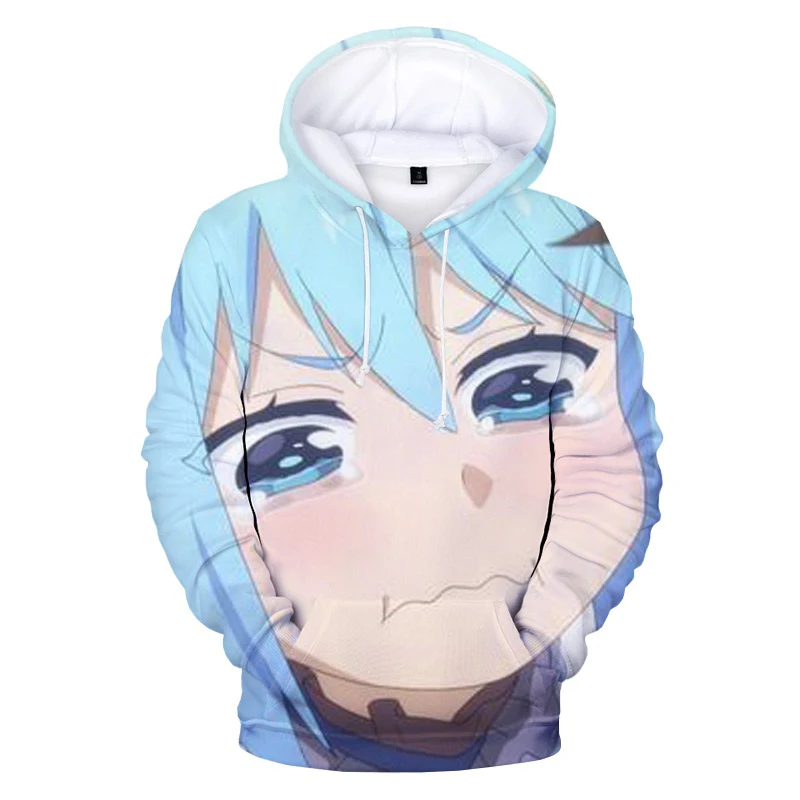 

HOT Megumin Konosuba Hoodie Anime Sweatshirt Men's Hoody Women Harajuku Unisex Clothes Boy/girl's Oversized Konosuba Sweatshirt