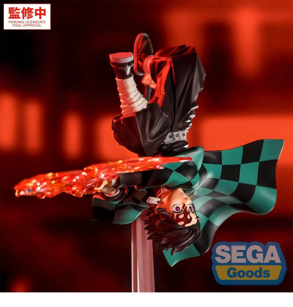 Фото Оригинальная фигурка SEGA Luminasta Demon Slayer Танджиро Камадо Хиноками Кагура в позе заката, модель аниме, коллекционная игрушка, в наличии. №4