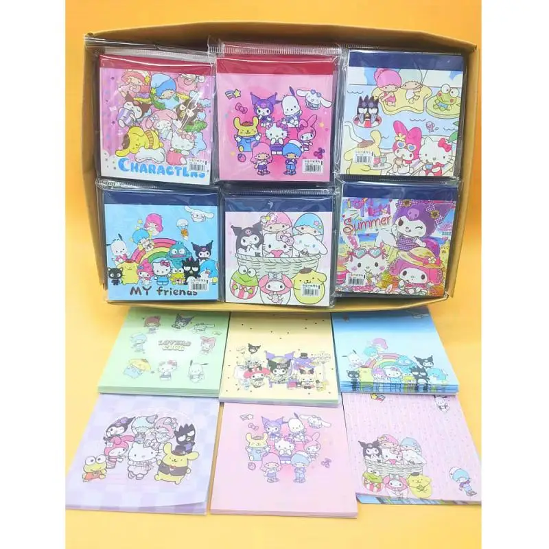 

Kawaii Sanrios Littletwinstars Hellokittys My Melody Kuromi Cinnamoroll Keroppi Purin Xo Pochacco Cute Cartoon Anime Note Book