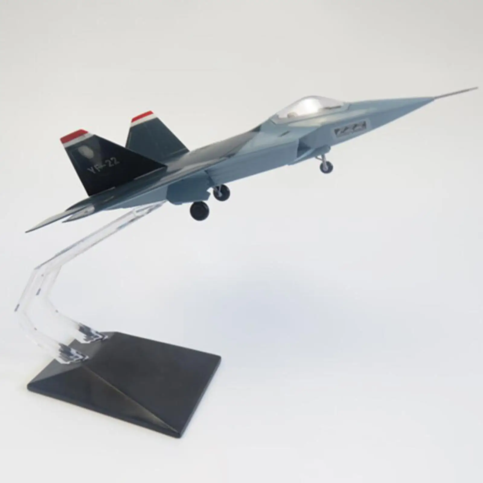 

1/72 Scale F22 Fighter Aircraft Model Ornament High Simulated Plane Model for Table Decoration Commemorate Collection Collectors