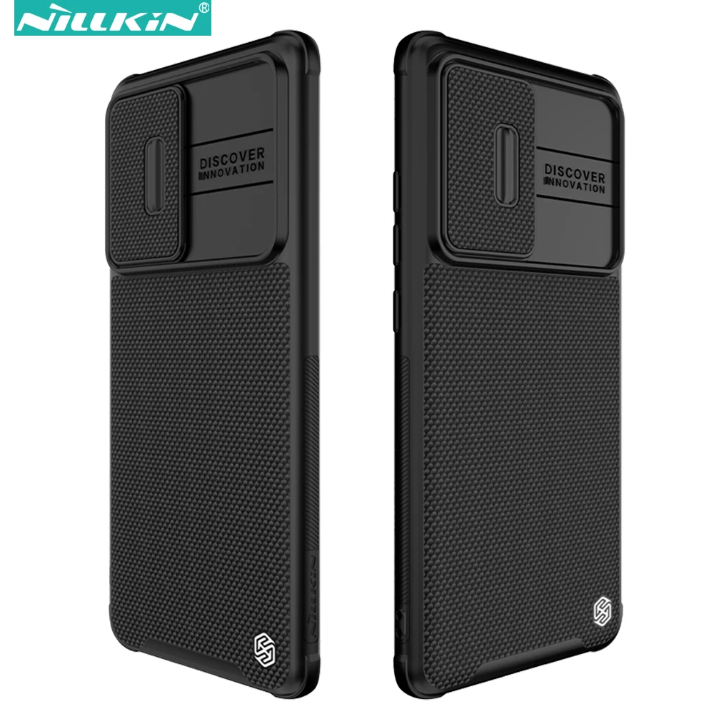 

Текстурированный чехол Nillkin Pro для Xiaomi 12 / 12X / 12s, прочный нескользящий защитный чехол-накладка из ТПУ и поликарбоната для камеры