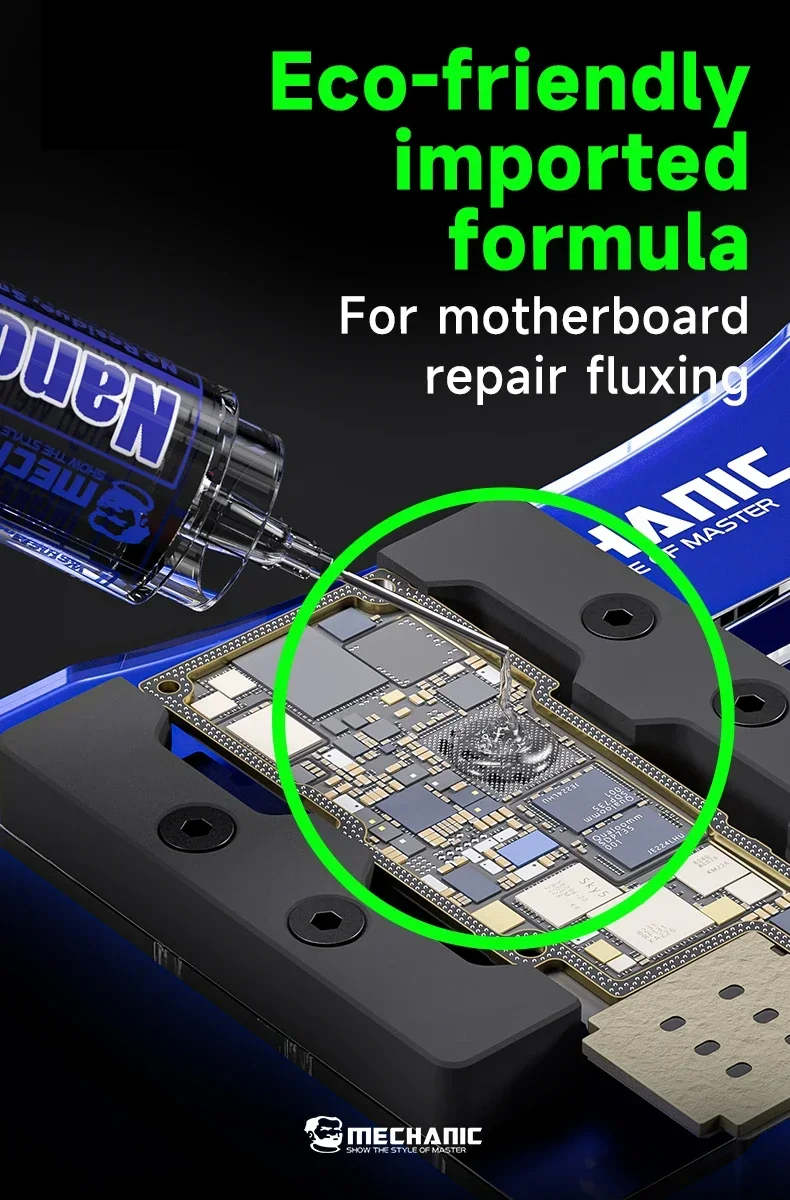 Фото Mechanic M35 Nano Flux Paste Высокопроизводительный сварочный крем 10cc для материнской платы мобильного телефона BGA IC Chip Ремонт электроники процессора №5