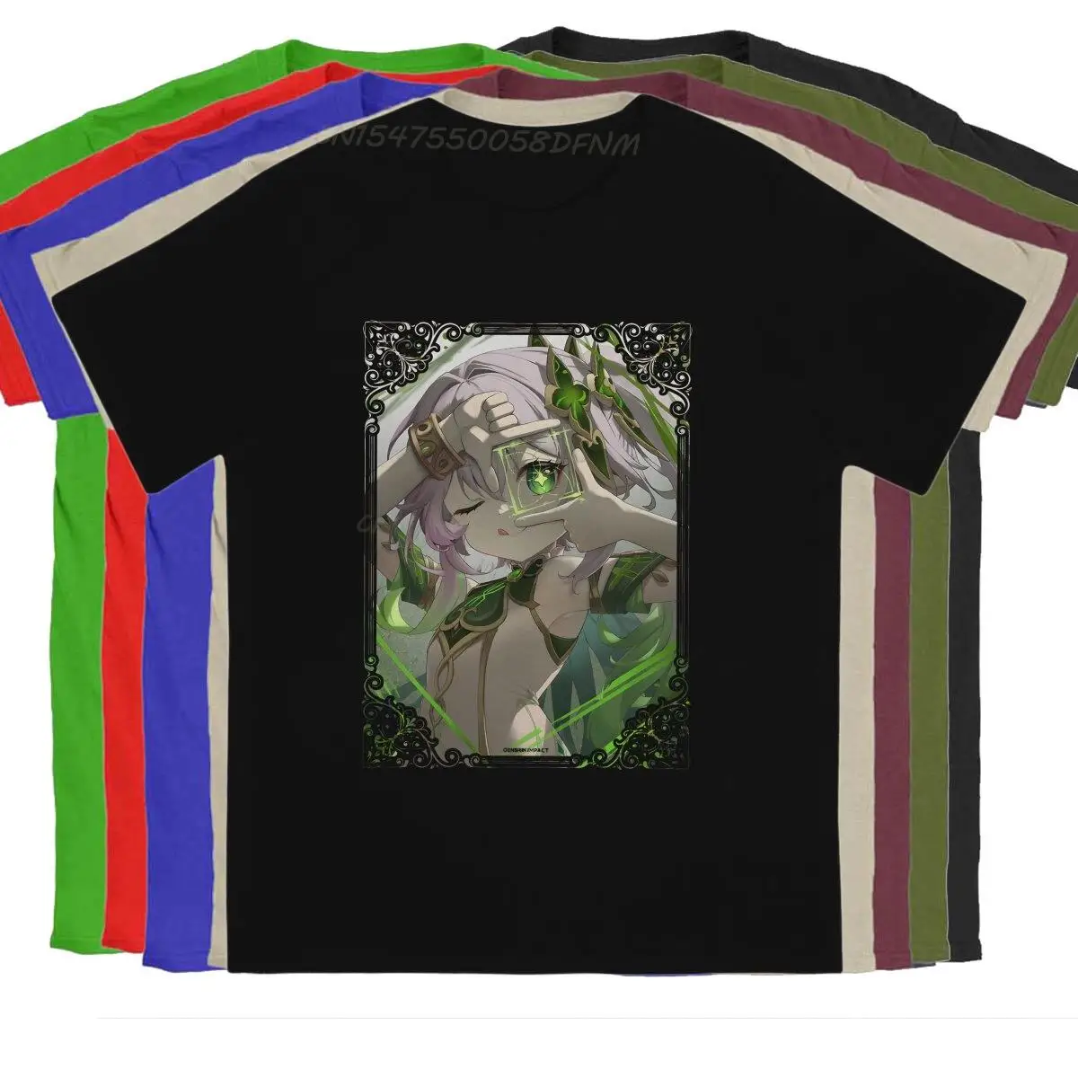 

Genshin Impact Game Men's T Shirt Nahida Snapshotting Custom T-shirts Man Graphic Printed Streetwear Hipster Men Clothing