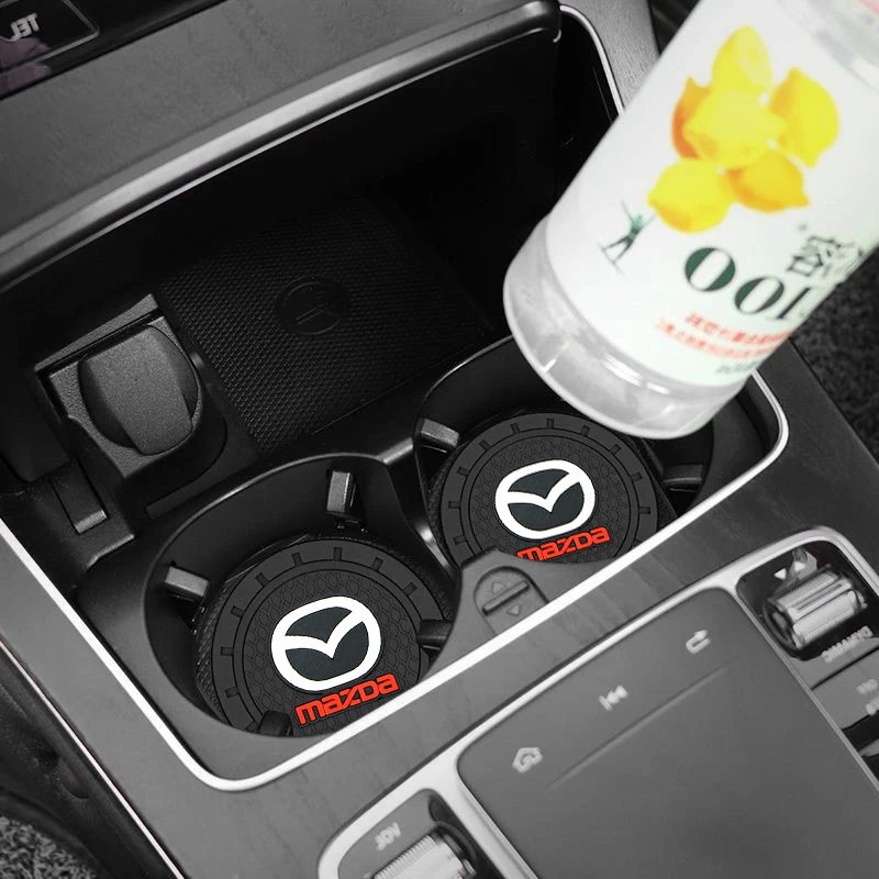 

1pcs Car Anti-slip Pad Cup Holder Mat Badge Pad Bottle for Mazda 3 5 6 323 626 CX-3 CX-4 CX-5 CX-7 CX-9 Axela 6 RX8 7 MX3 MX5
