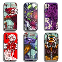 evangelion anime phone cases for xiaomi redmi note 10 10s 10 pro poco f3 gt x3 pro gt m3 pro x3 nfc back cover luxury ultra
