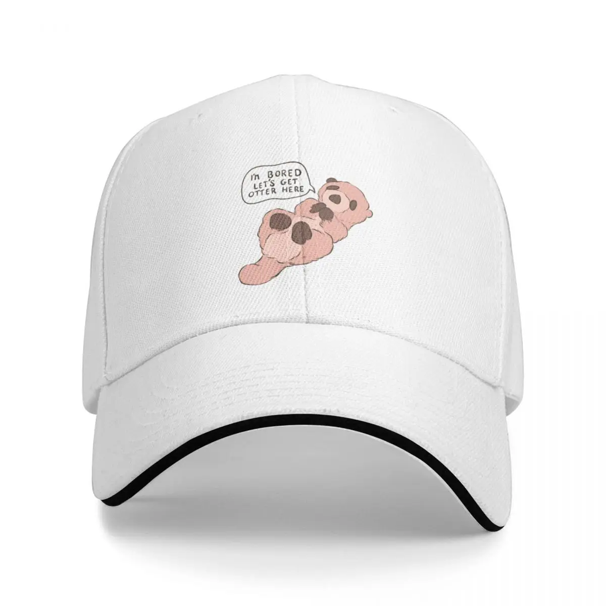 

Baseball Cap For Men Women TOOL Band I’m Bored Let’s Get Otter Here Fashionable Hats Hat