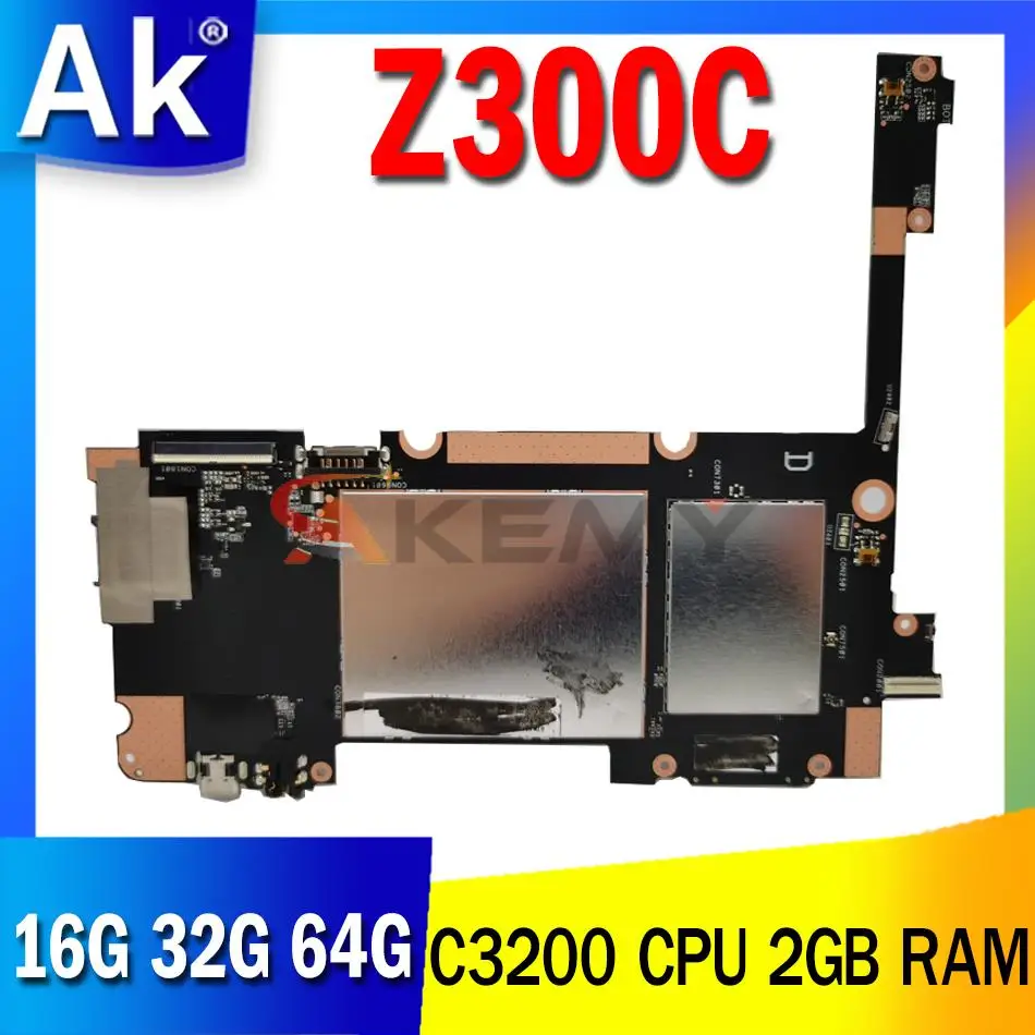 

Материнская плата Z300C для ASUS ZenPad 10 P023 Z300C, материнская плата для планшетов, ноутбуков, материнская плата с 16 ГБ 32 ГБ 64 ГБ SSD C3200 ЦП 2 Гб ОЗУ