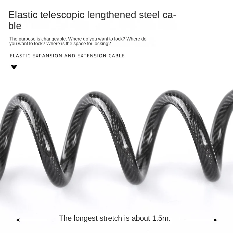 Трос из нержавеющей стали и замок цепи для велосипедов мотоциклов горных с