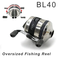 large shooting fish reel metal stainless steel bl40 closed wheel slingshot compound bow fishing reel 20lb105yds winding amount