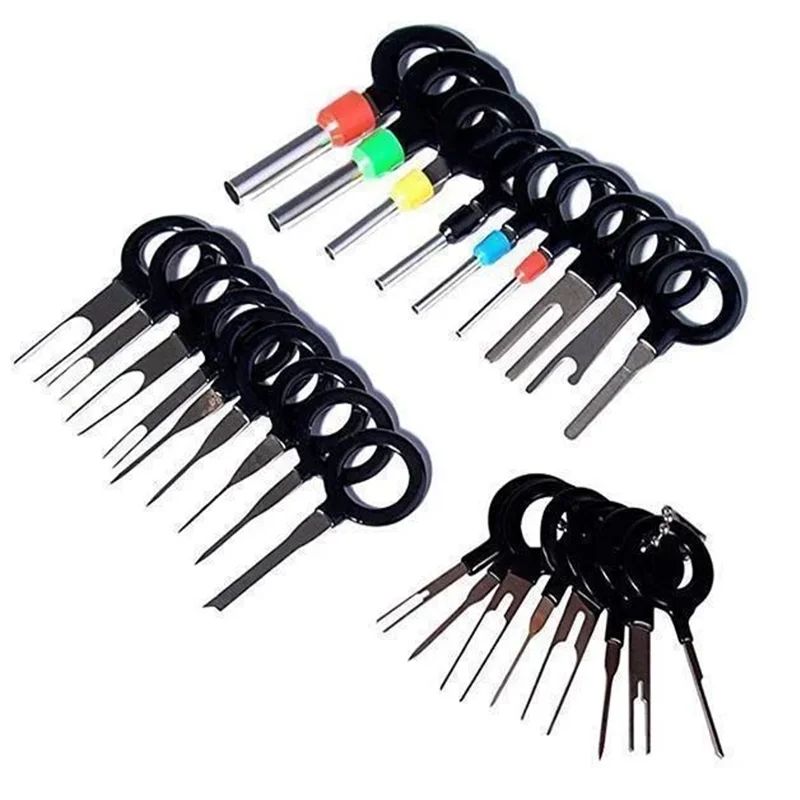 

26/59/73/76pcs Car Terminal Ejector Kit Removal Electrical Wiring Crimp Connector Pin Extractor Kit Car Repair Tools