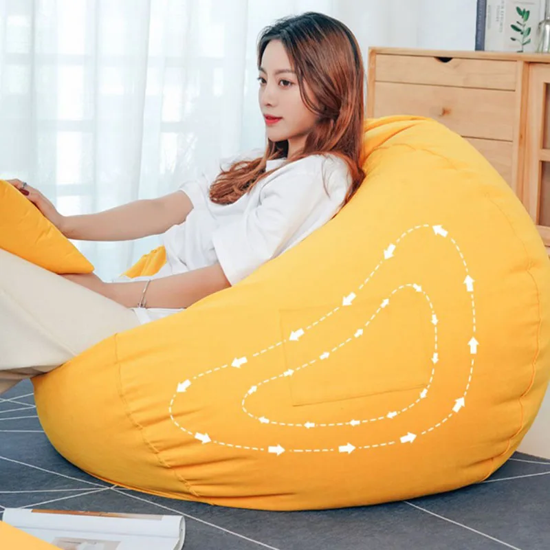 markii Classic Round Lazy Sofa Minimalist Kawaii Bean Bag Nordic Style Minimalista Divano Gonfiabile Furniture Darmowa wysyłka