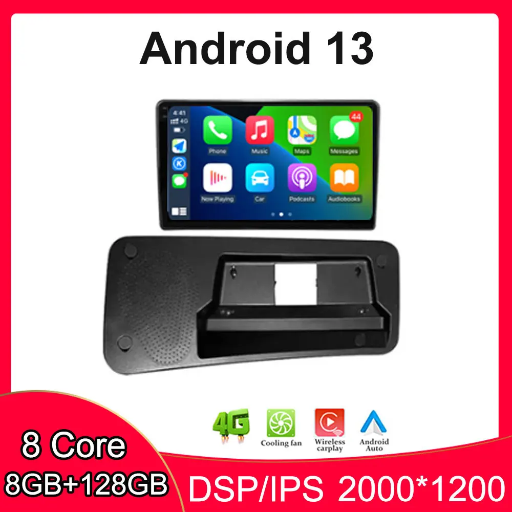 

Сенсорный экран на Android 13 для Volvo S80 2006-2010, автомобильное радио, мультимедийный стереоплеер, Wi-Fi, GPS-навигация