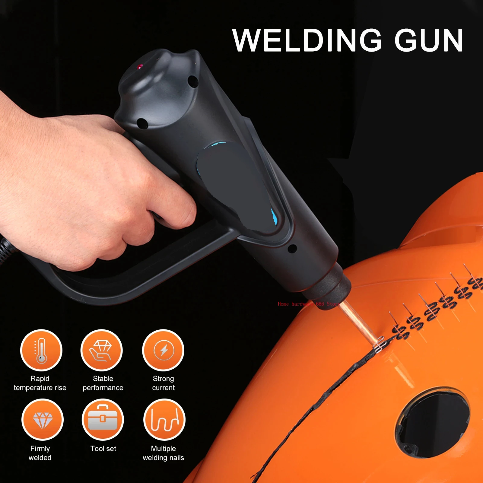 

70W Hot Staplers Plastics Welder Machine Car tool PVC Welding Gun Soldering Iron For Plastic Auto Bumper Repair Kit for Workshop