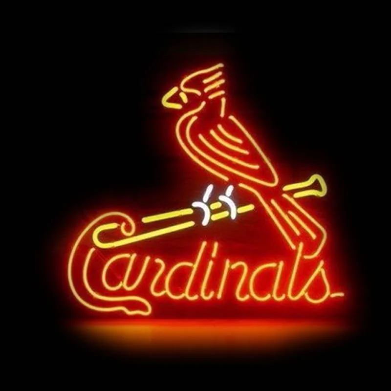 

Neon Sign Cardinal Lamp Bird Neon Light Sign Real Glass Beer Bar Sign Club Wall Hanging Lamp for Window Room Decor Handcrafted