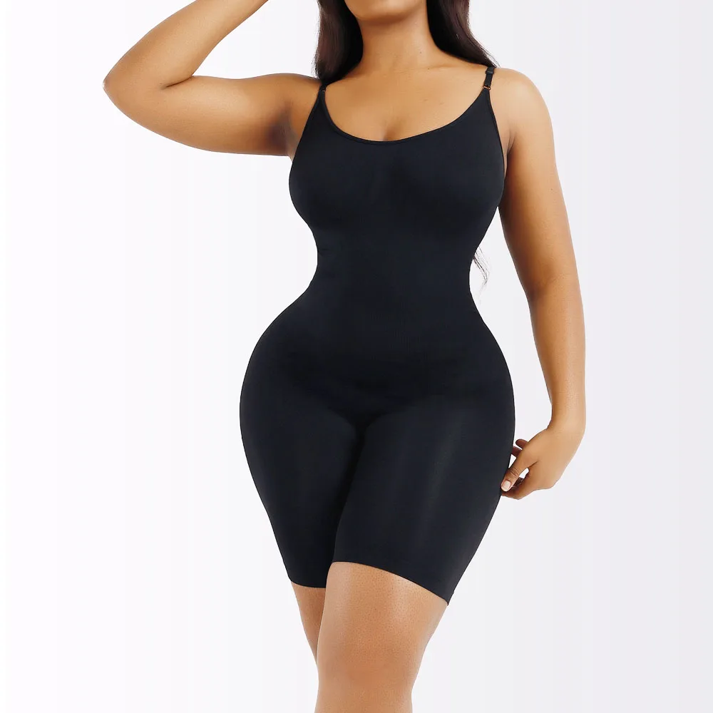 Women Full Body Shaper Bodysuit for Tummy Control Seamless Firm Plus Size Waist Trainer Shapewear Bodysuit