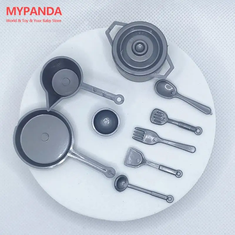 

1 set Dollhouse Miniature Simulation Knife Fork Kitchen Utensils Model DIY Accessories Scene Props Decor Toy